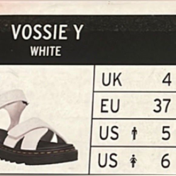 NEW DR. MARTENS WHITE SANDALS ✨ - Picture 6 of 6